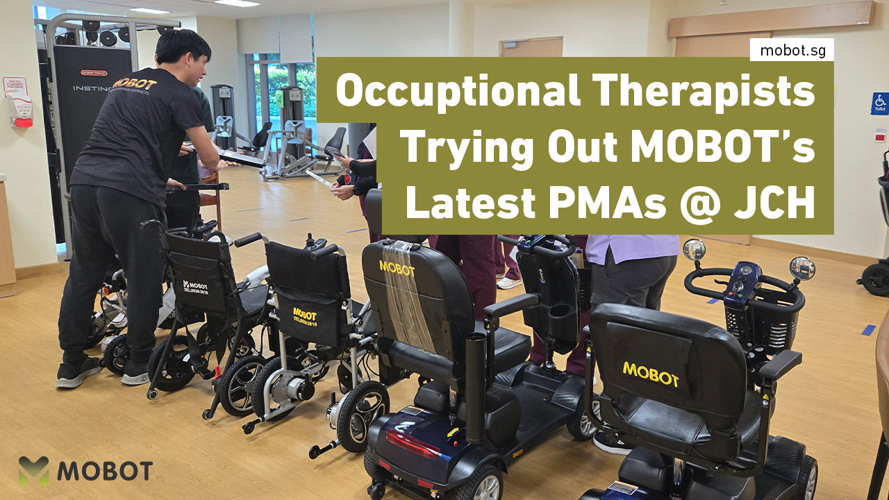 Testing MOBOT's Latest Mobility Aids with Occupational Therapists | Jurong Community Hospital | MOBOT
