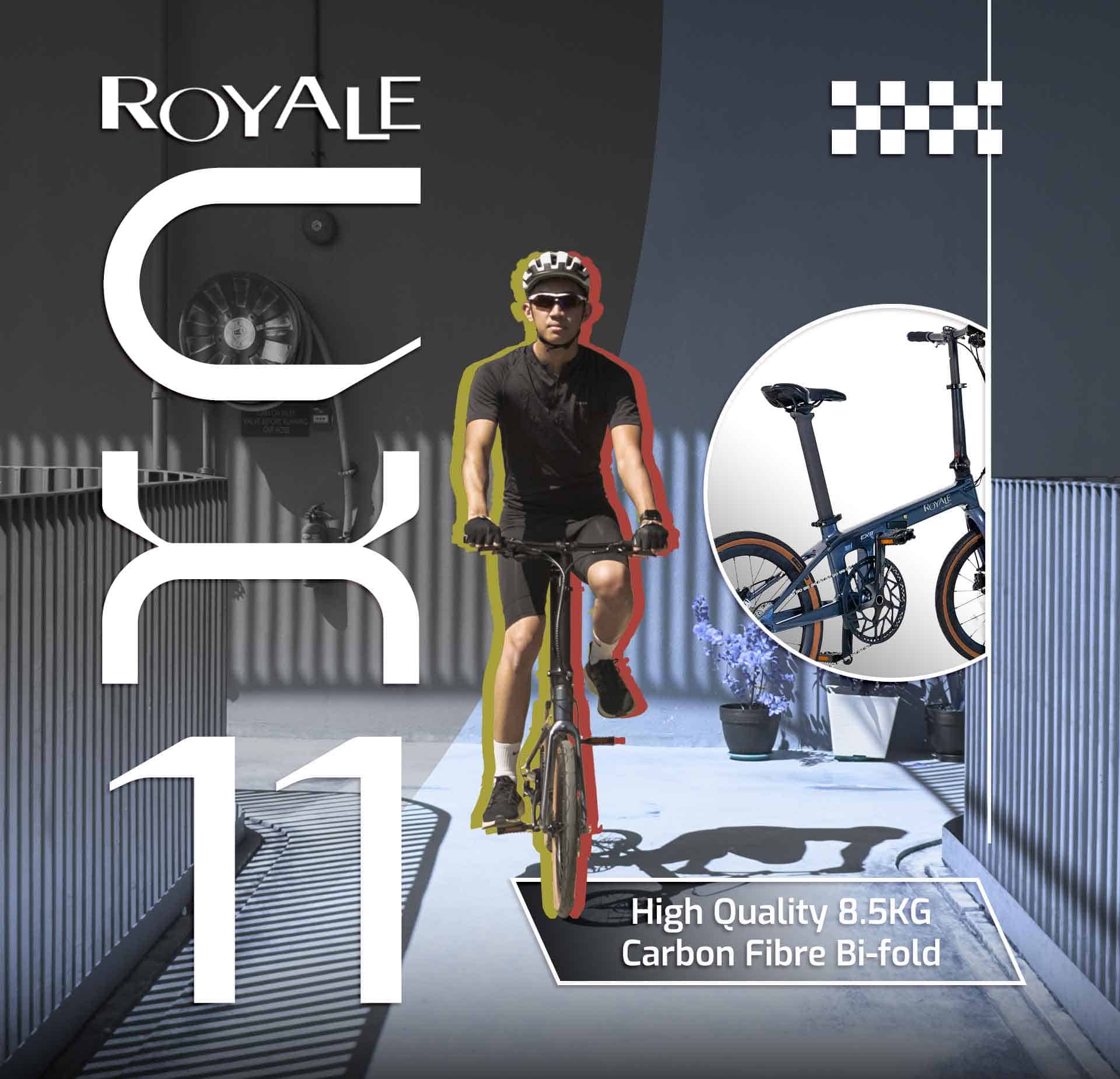 ROYALE CX11 Carbon Foldable Bicycle