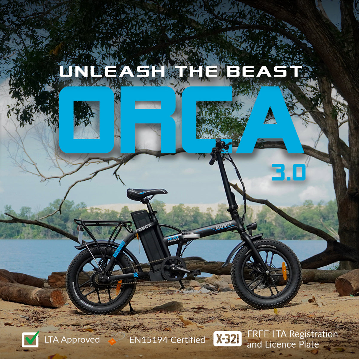 MOBOT Orca 3.0 Electric Bicycle (Discontinued)
